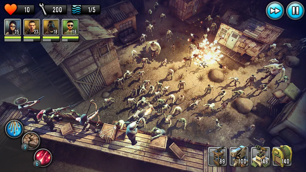 Last Hope TD - Tower Defense (Ласт Хоуп ТД) МОД/Взлом [Много денег, Монет и Все открыто] Screenshot 1