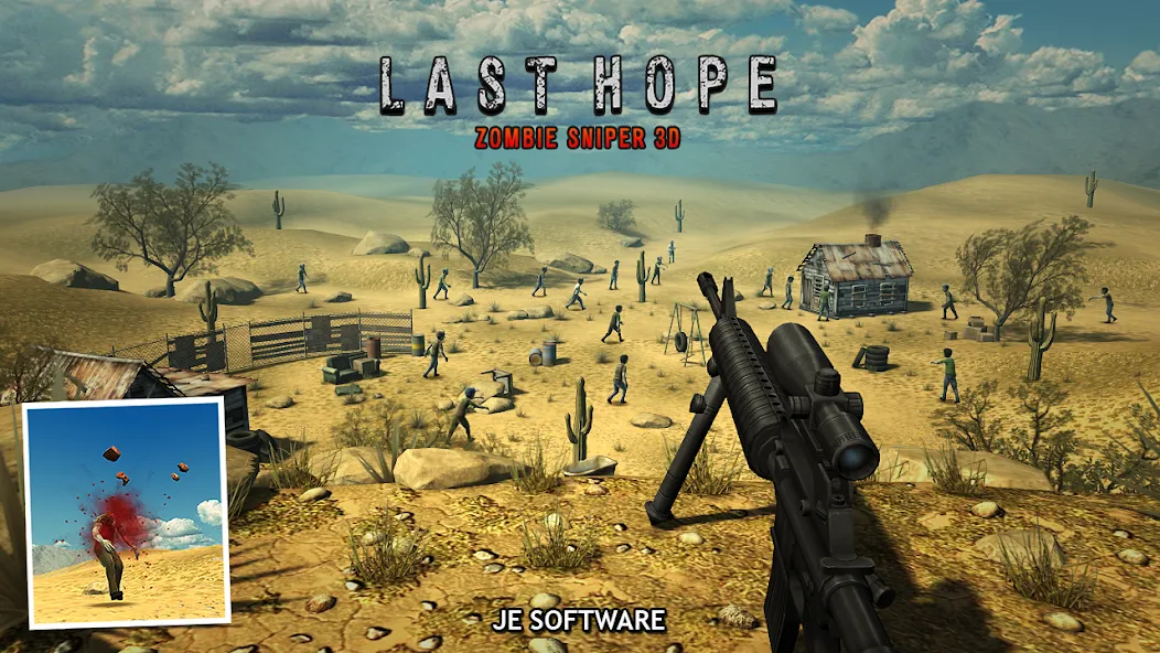 Last Hope - Zombie Sniper 3D (Ласт Хоуп) МОД/Взлом [Бесконечные деньги, Монеты и Мега MOD] Screenshot 3
