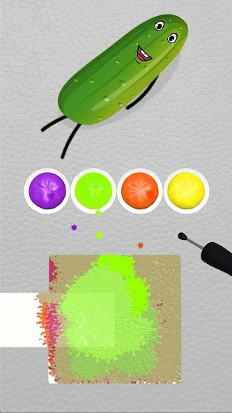 Color Match (Цветное сочетание) МОД/Взлом [Меню, Бесконечные монеты и Открытые уровни] Screenshot 4