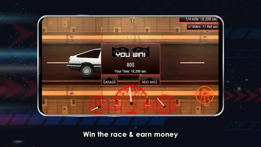 Japan Drag Racing (Драгрейсинг в Японии) МОД/Взлом [Бесконечные деньги, Монеты и Мега MOD] Screenshot 4