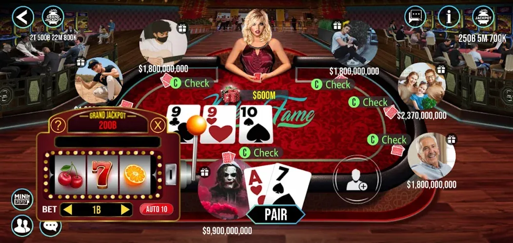 POKER FAME (ПОКЕР ФЕЙМ) МОД/Взлом [Много денег, Монет и Все открыто] Screenshot 3
