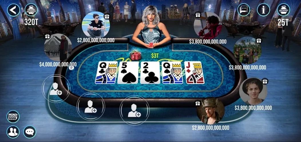 POKER FAME (ПОКЕР ФЕЙМ) МОД/Взлом [Много денег, Монет и Все открыто] Screenshot 4