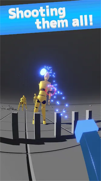 Titan Shoot: 3D gun action (Титан Шут) МОД/Взлом [Деньги, Монеты и Меню MOD] Screenshot 1