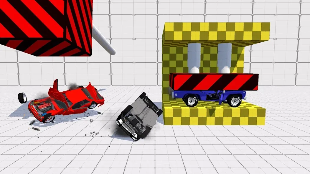 Car Destruction Simulator 3D (Кар Деструкшн Симулятор 3Д) МОД/Взлом [Много монет, Открытые уровни и Мега MOD] Screenshot 1