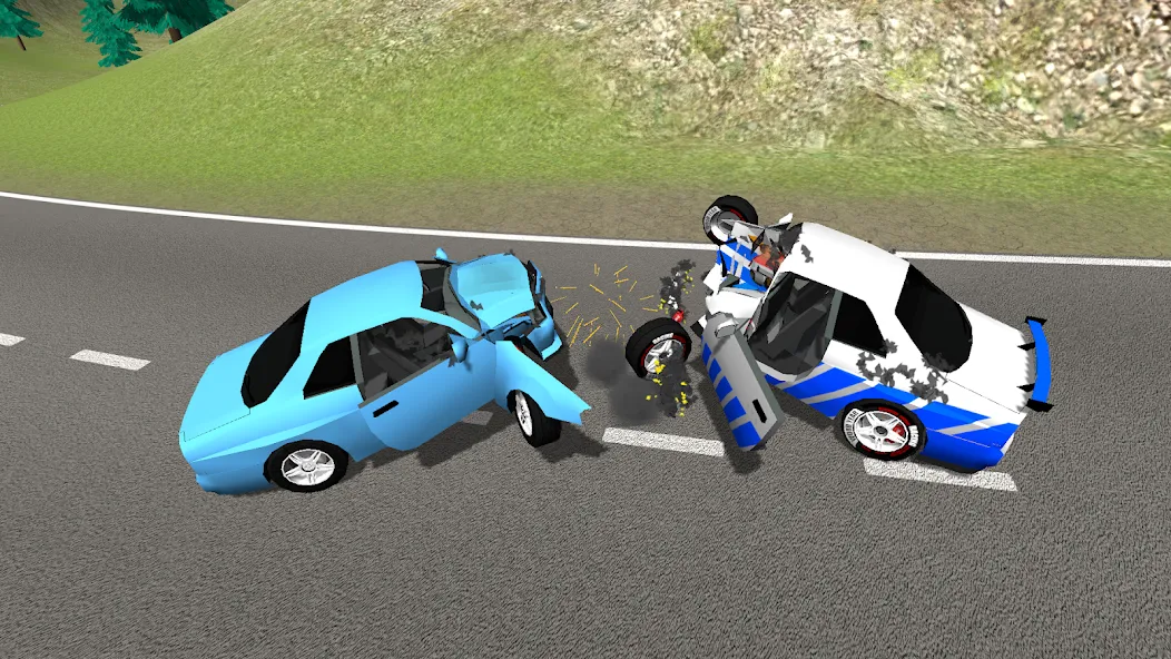 Car Destruction Simulator 3D (Кар Деструкшн Симулятор 3Д) МОД/Взлом [Много монет, Открытые уровни и Мега MOD] Screenshot 2