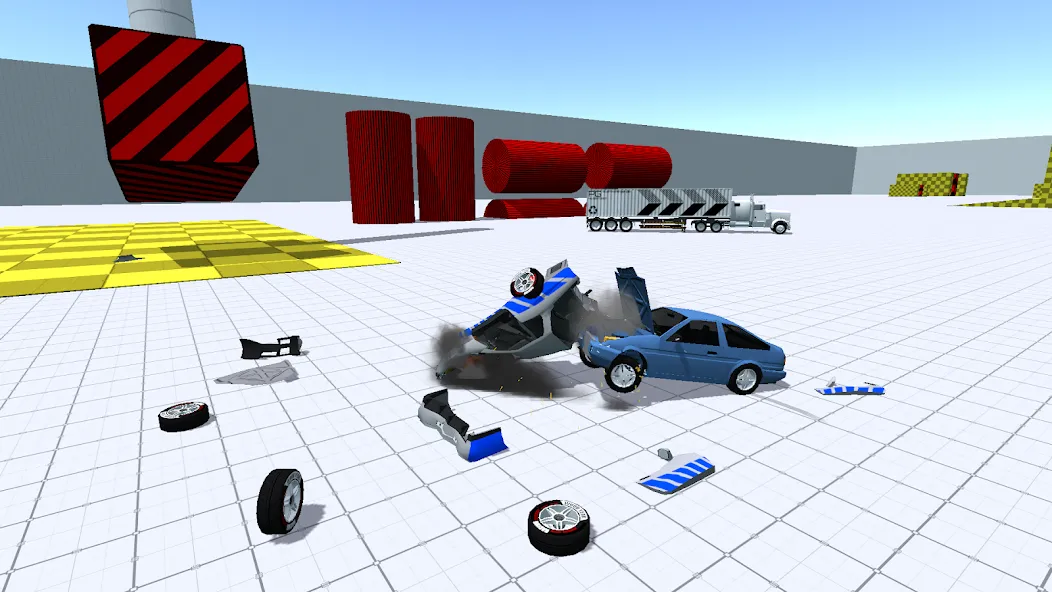Car Destruction Simulator 3D (Кар Деструкшн Симулятор 3Д) МОД/Взлом [Много монет, Открытые уровни и Мега MOD] Screenshot 3