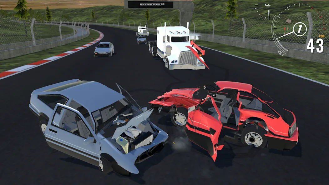 Destructive Car Race Generator (Деструктивный Генератор Гоночных Автомобилей) МОД/Взлом [Много денег, Монет и Все открыто] Screenshot 1