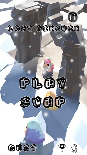 Lost Penguin - Endless Journey (Лост Пенгвин) МОД/Взлом [Много денег, Монет и Все открыто] Screenshot 1
