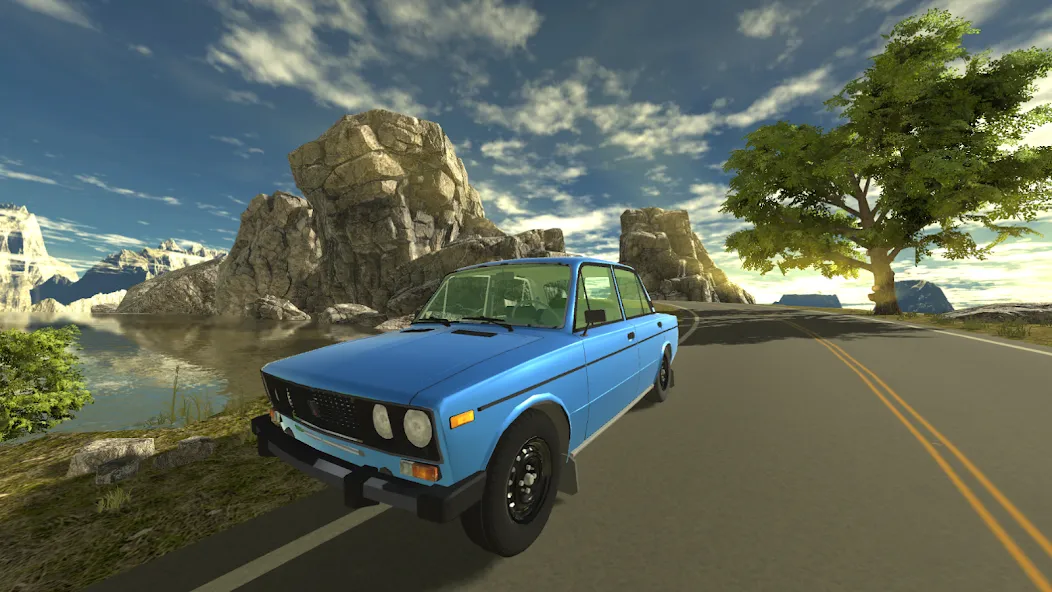 Russian Car Lada 3D МОД/Взлом [Деньги, Монеты и Меню MOD] Screenshot 1
