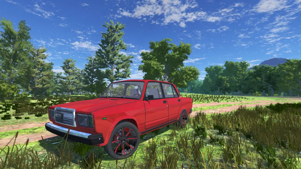 Russian Car Lada 3D МОД/Взлом [Деньги, Монеты и Меню MOD] Screenshot 2