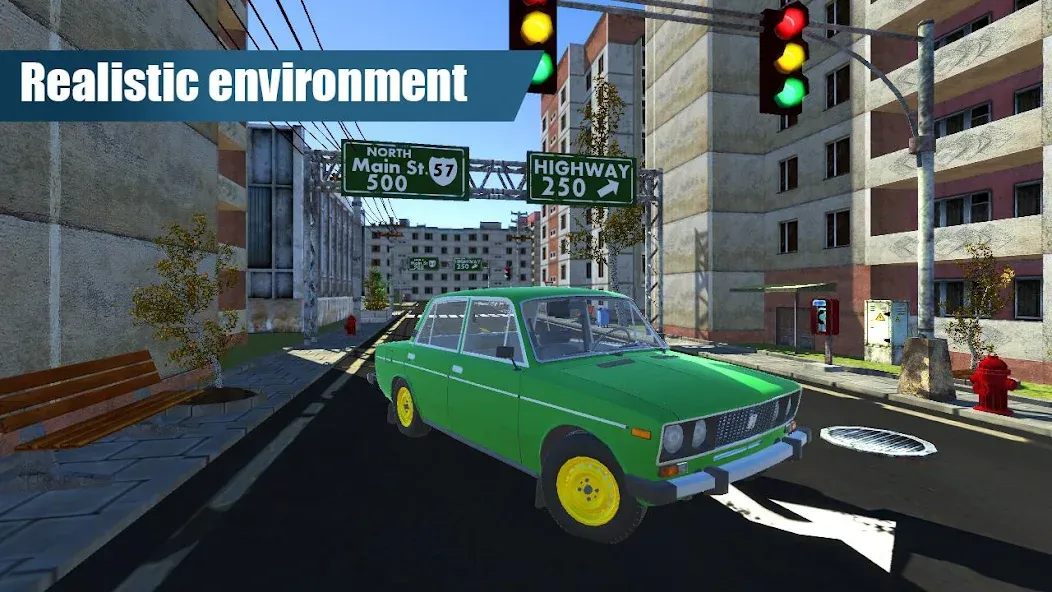 Russian Cars - USSR Version МОД/Взлом [Много монет, Открытые уровни и Мега MOD] Screenshot 1