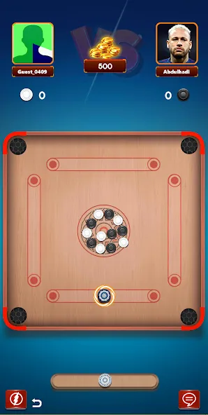 Carrom Board Clash : Pool game (Карром борд пул игра) МОД/Взлом [Бесконечные деньги, Монеты и Мега MOD] Screenshot 1