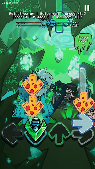 Beat Battle Official Remake МОД/Взлом [Меню, Бесконечные монеты и Открытые уровни] Screenshot 1