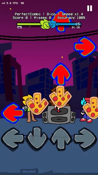 Beat Battle Official Remake МОД/Взлом [Меню, Бесконечные монеты и Открытые уровни] Screenshot 4