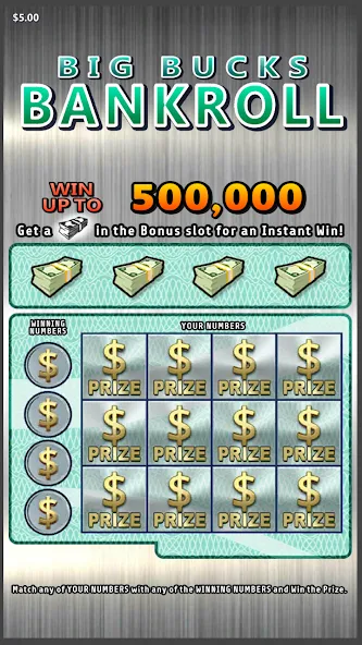 Scratch Off Lottery Casino (Скретч Офф Лотерейное Казино) МОД/Взлом [Все открыто, Дополнительные деньги и Меню MOD] Screenshot 1