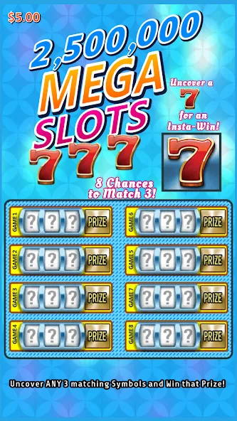 Scratch Off Lottery Casino (Скретч Офф Лотерейное Казино) МОД/Взлом [Все открыто, Дополнительные деньги и Меню MOD] Screenshot 2