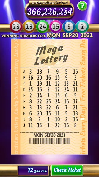 Scratch Off Lottery Casino (Скретч Офф Лотерейное Казино) МОД/Взлом [Все открыто, Дополнительные деньги и Меню MOD] Screenshot 3