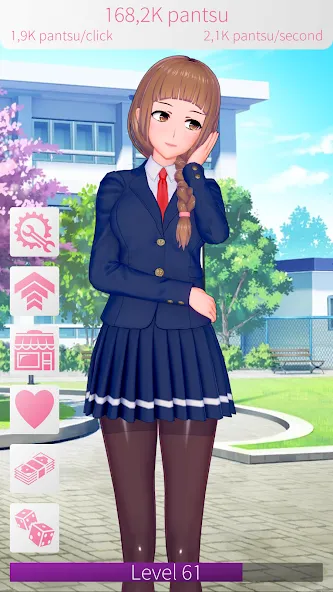 WAIFU CLICKER Sexy Anime Girls (УАЙФУ КЛИКЕР) МОД/Взлом [Много монет, Открытые уровни и Мега MOD] Screenshot 1