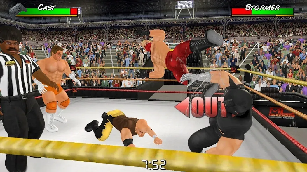 Wrestling Empire (Рестлинг Импайр) МОД/Взлом [Много монет, Открытые уровни и Мега MOD] Screenshot 1