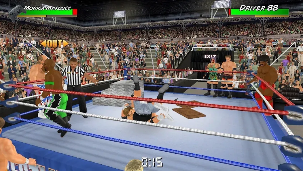 Wrestling Empire (Рестлинг Импайр) МОД/Взлом [Много монет, Открытые уровни и Мега MOD] Screenshot 5