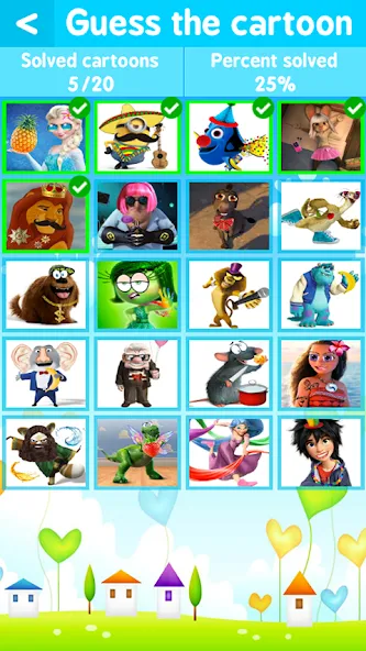 Cartoon Quiz МОД/Взлом [Деньги, Монеты и Меню MOD] Screenshot 2