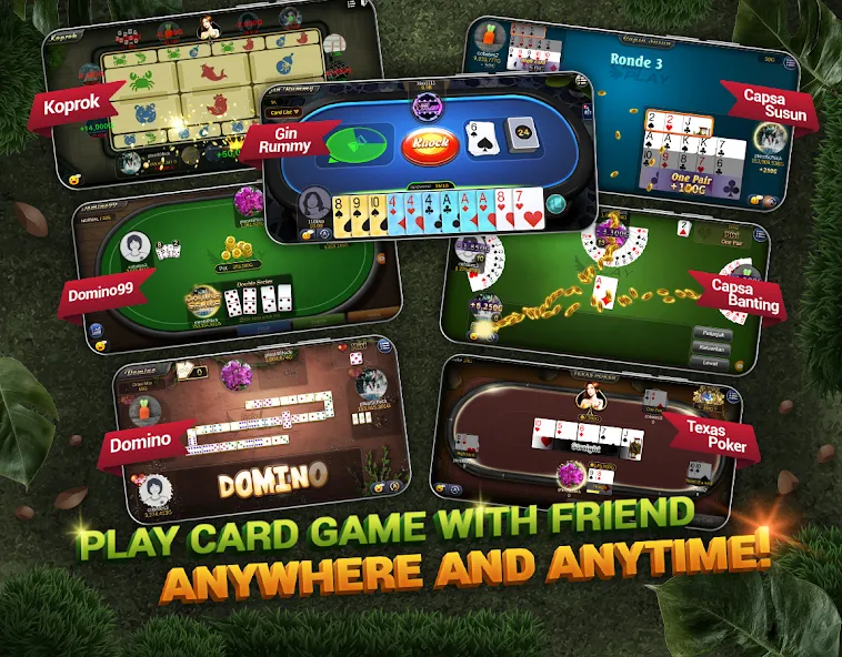 Indoplay-Capsa Domino QQ Poker (Индоплэй) МОД/Взлом [Много денег, Монет и Все открыто] Screenshot 4