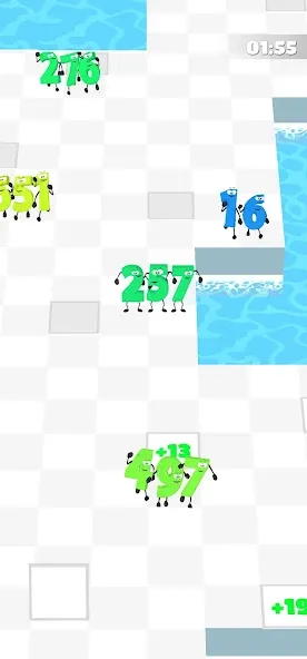 Numbers.io МОД/Взлом [Много монет, Открытые уровни и Мега MOD] Screenshot 1