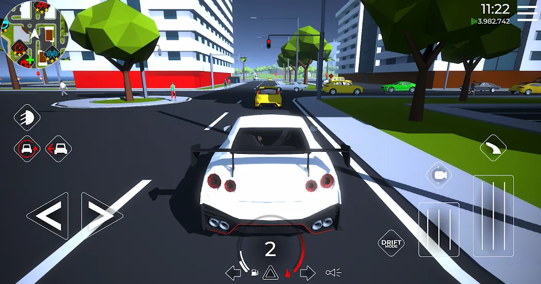 Cars LP – Extreme Car Driving (Карс ЛП) МОД/Взлом [Деньги, Монеты и Меню MOD] Screenshot 2