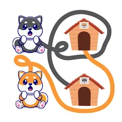 Скачать Dog rush: Draw to save games Взлом (Много денег) на Андроид бесплатно