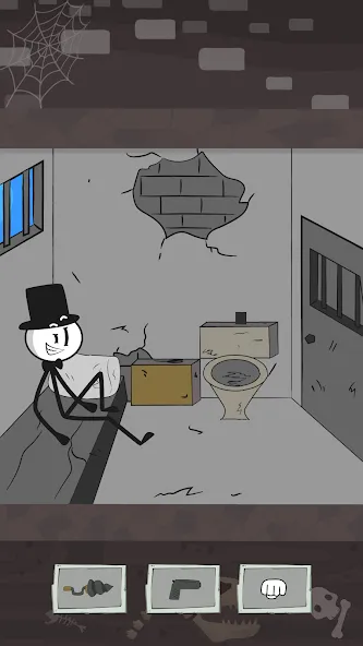 Prison Break: Stick Story (Призон Брейк) МОД/Взлом [Бесконечные деньги, Монеты и Мега MOD] Screenshot 1