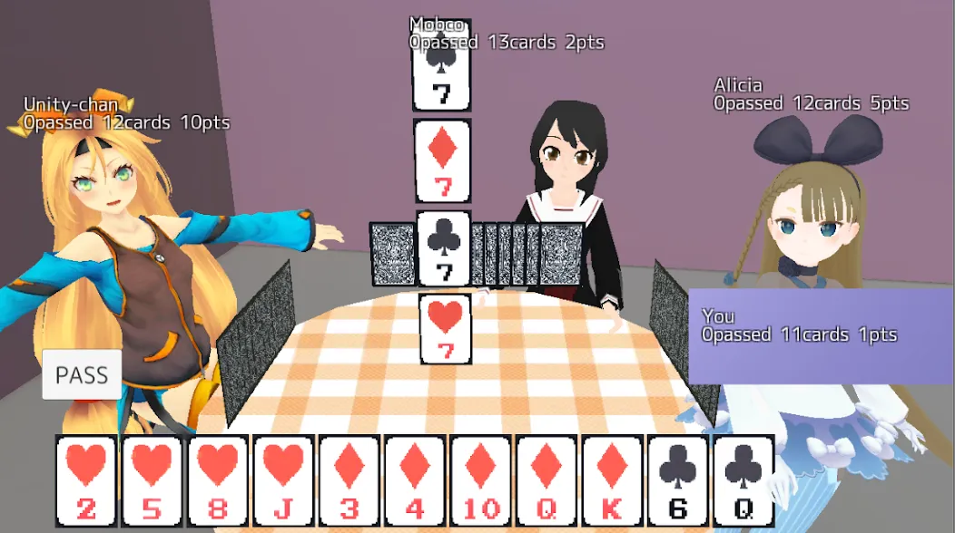 Sevens card game (Севенс карточная игра) МОД/Взлом [Все открыто, Дополнительные деньги и Меню MOD] Screenshot 2
