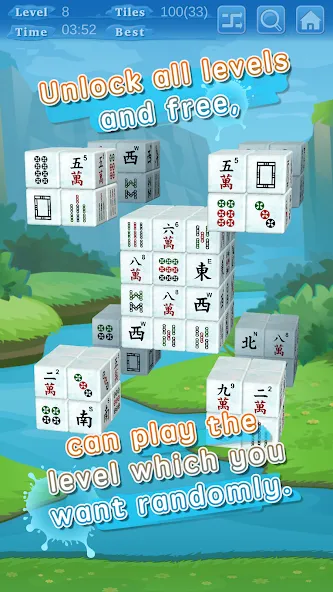 Stacker Mahjong 3D (Стаккер Маджонг 3Д) МОД/Взлом [Много денег, Монет и Все открыто] Screenshot 3