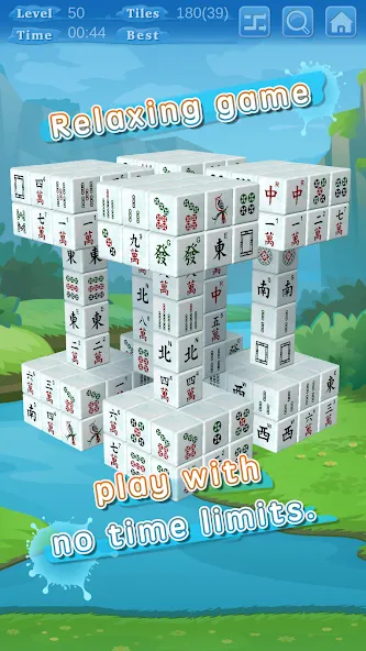 Stacker Mahjong 3D (Стаккер Маджонг 3Д) МОД/Взлом [Много денег, Монет и Все открыто] Screenshot 4