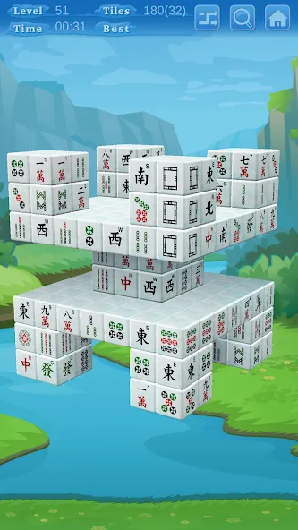 Stacker Mahjong 3D (Стаккер Маджонг 3Д) МОД/Взлом [Много денег, Монет и Все открыто] Screenshot 5