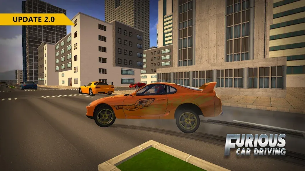 Furious Car Driving 2023 (Фьюриас Кар Драйвинг 2022) МОД/Взлом [Бесконечные деньги, Монеты и Мега MOD] Screenshot 2