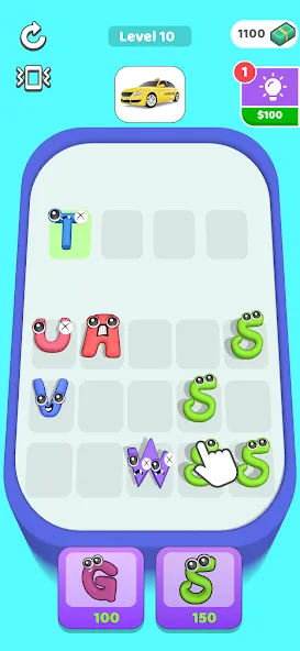 ABC Merge (ЭйБиСи Мердж) МОД/Взлом [Бесконечные деньги, Монеты и Мега MOD] Screenshot 2