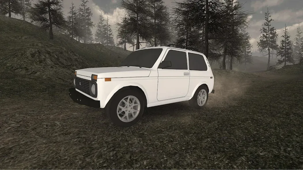 Forest Roads. Niva МОД/Взлом [Много монет, Открытые уровни и Мега MOD] Screenshot 1