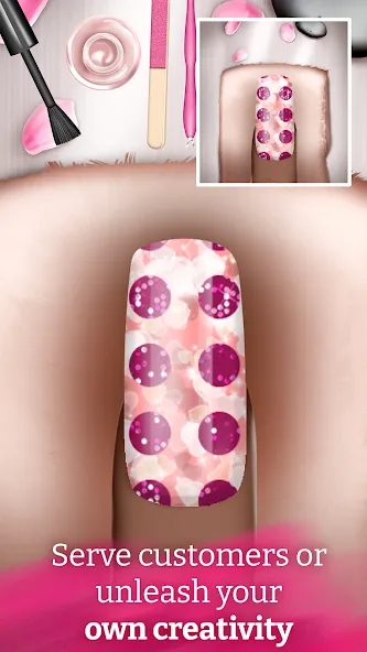 Nail Art Fashion Salon Game МОД/Взлом [Много монет, Открытые уровни и Мега MOD] Screenshot 3