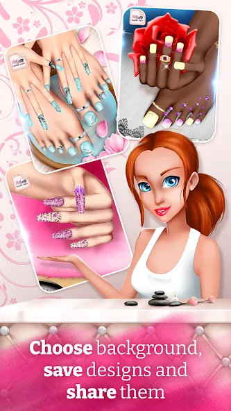 Nail Art Fashion Salon Game МОД/Взлом [Много монет, Открытые уровни и Мега MOD] Screenshot 5
