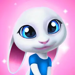 Скачать Взломанная Bu Bunny - Cute pet care game на Андроид (Много денег)