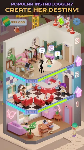 Idol Tower: K-pop & Models (Айдол Тауэр) МОД/Взлом [Много денег, Монет и Все открыто] Screenshot 1