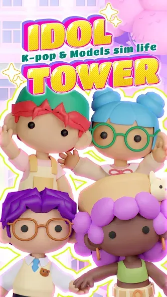 Idol Tower: K-pop & Models (Айдол Тауэр) МОД/Взлом [Много денег, Монет и Все открыто] Screenshot 4