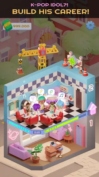 Idol Tower: K-pop & Models (Айдол Тауэр) МОД/Взлом [Много денег, Монет и Все открыто] Screenshot 5