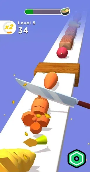 Super Slices Robux Roblominer (упер Слайсес Робукс Робломайнер) МОД/Взлом [Бесконечные деньги, Монеты и Мега MOD] Screenshot 2