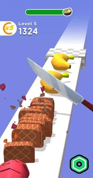 Super Slices Robux Roblominer (упер Слайсес Робукс Робломайнер) МОД/Взлом [Бесконечные деньги, Монеты и Мега MOD] Screenshot 4