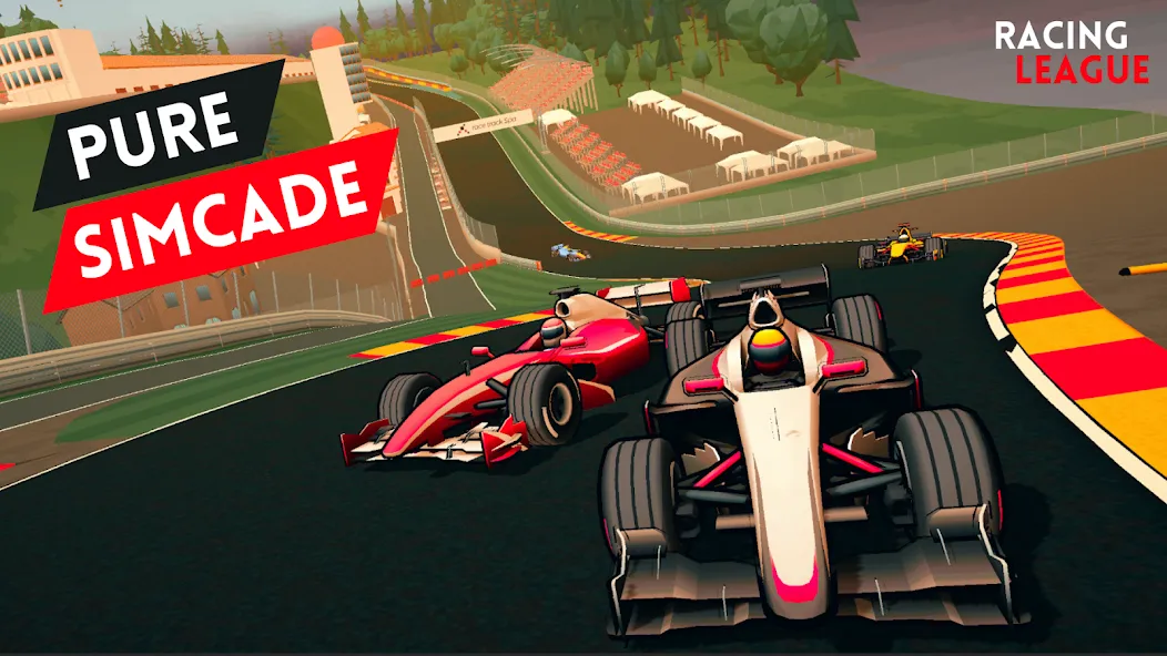 Racing League: 3D Race Offline (Рейсинг Лига) МОД/Взлом [Все открыто, Дополнительные деньги и Меню MOD] Screenshot 1