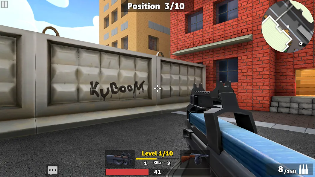 KUBOOM 3D: FPS Shooting Games МОД/Взлом [Деньги, Монеты и Меню MOD] Screenshot 1