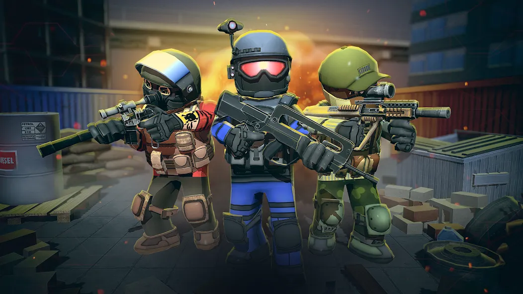 KUBOOM 3D: FPS Shooting Games МОД/Взлом [Деньги, Монеты и Меню MOD] Screenshot 2
