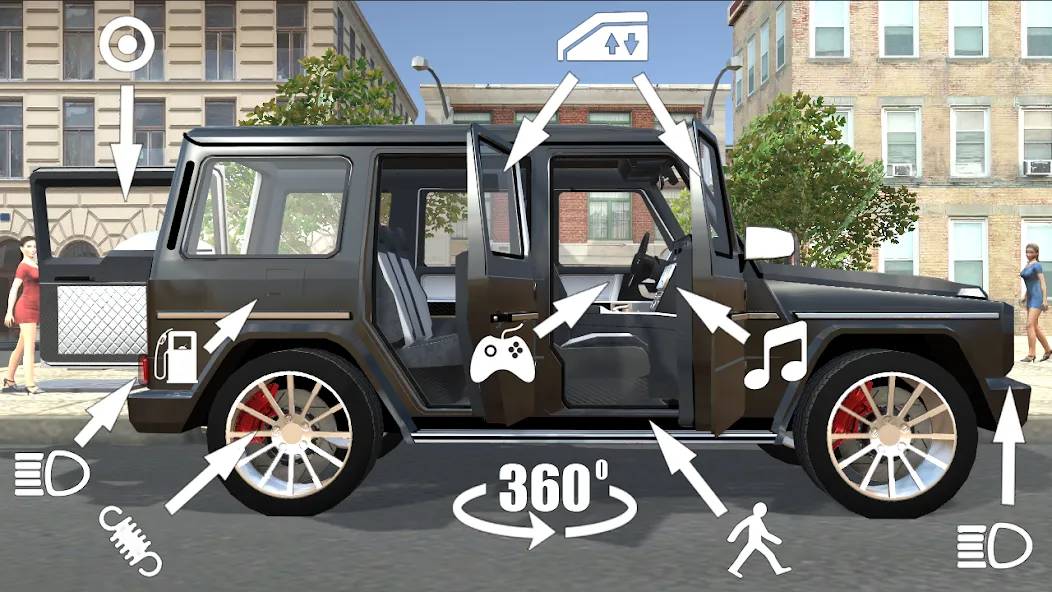Offroad G-Class МОД/Взлом [Меню, Бесконечные монеты и Открытые уровни] Screenshot 2