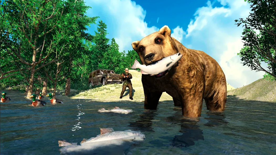 Hunting Simulator 4x4 МОД/Взлом [Много денег, Монет и Все открыто] Screenshot 3